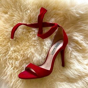 Velvet Red Steve Madden Heels